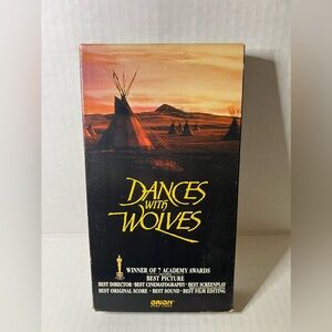 Dances with wolves vhs movie